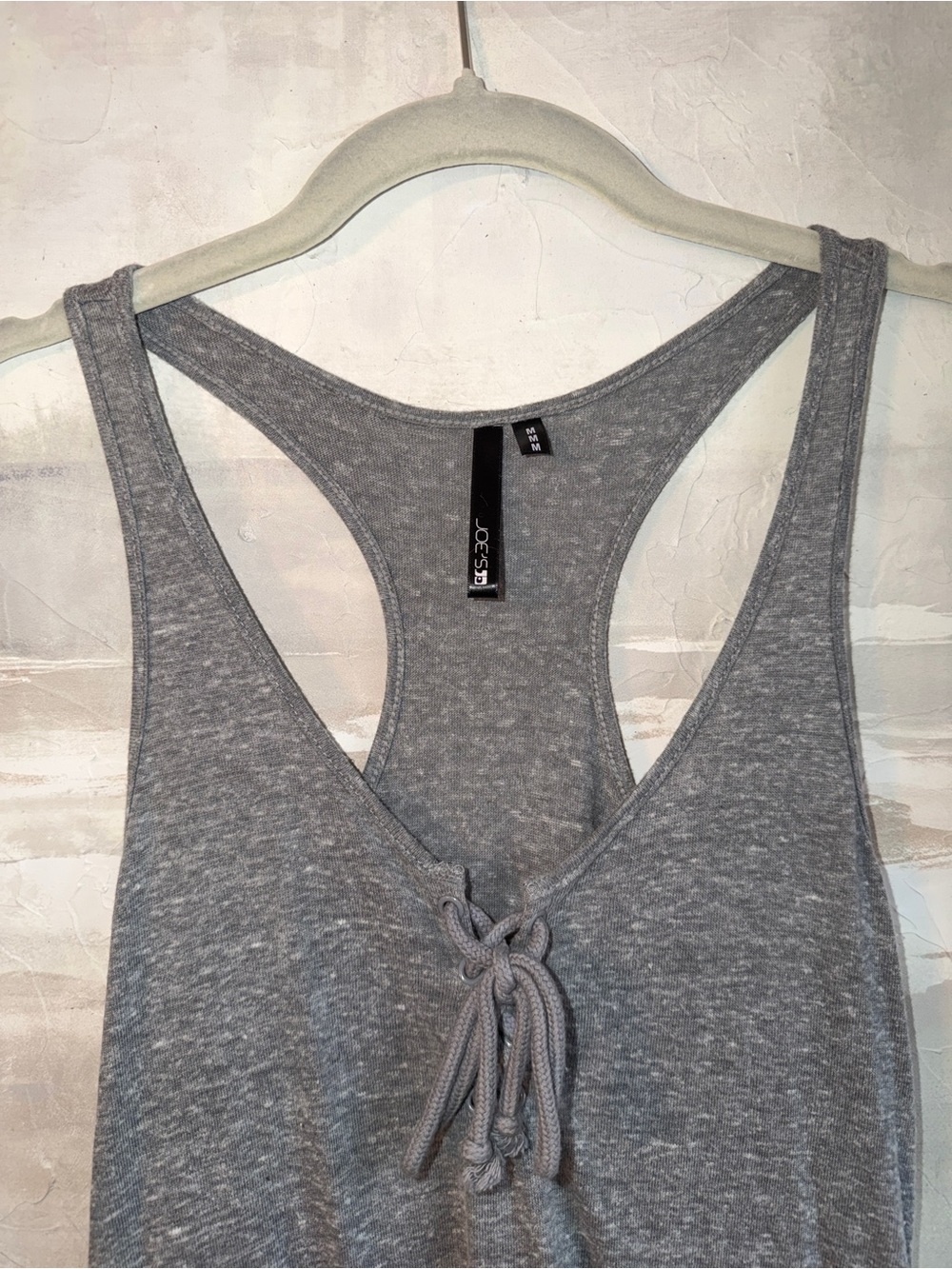 Joe’s Jeans Gray Racerback Tank 
Dress Casual Throw On Midi Size M - Picture 3 of 4